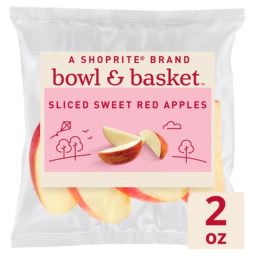 Bowl & Basket Sliced Sweet Red Apples, 2 oz