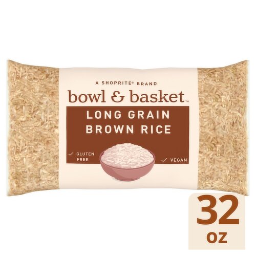 Bowl & Basket Long Grain Brown Rice, 32 oz