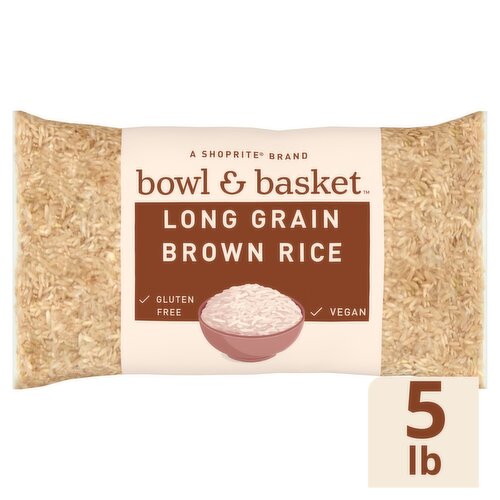 Bowl & Basket Long Grain Brown Rice, 5 lb