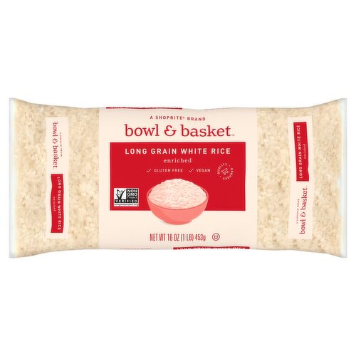 Bowl & Basket Enriched Long Grain White Rice, 16 oz