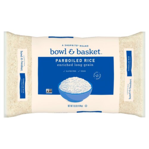 Bowl & Basket Enriched Long Grain Parboiled Rice, 10 lb