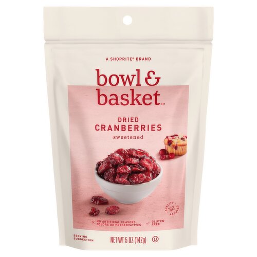 Bowl & Basket Sweetened Dried Cranberries, 5 oz