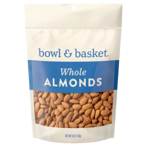 Bowl & Basket Whole Almonds, 6 oz