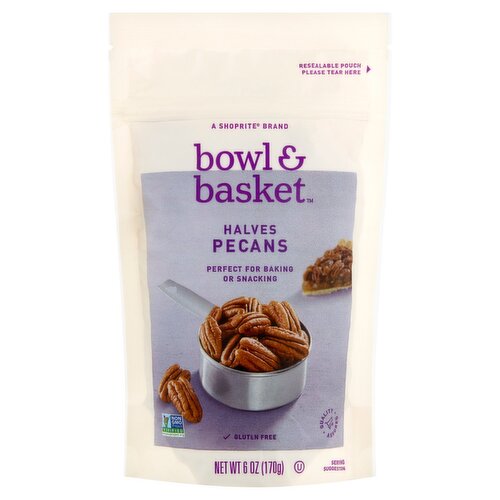 Bowl & Basket Halves Pecans, 6 oz