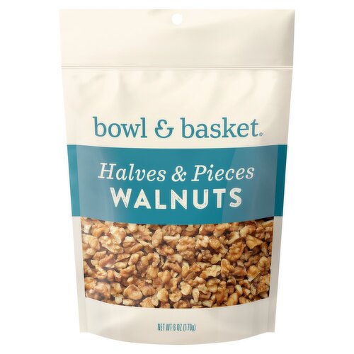 Bowl & Basket Halves & Pieces Walnuts, 6 oz