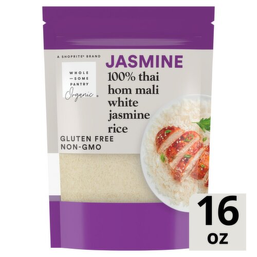 Wholesome Pantry Organic 100% Thai Hom Mali White Jasmine Rice, 16 oz