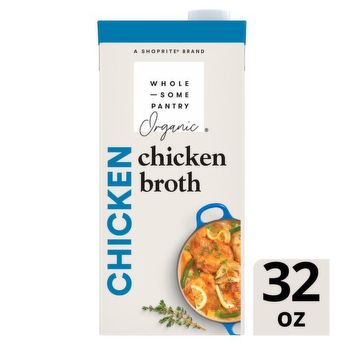 Wholesome Pantry Organic Chicken Broth, 32 oz 