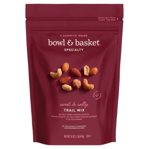 Bowl Basket Specialty Sweet Salty Trail Mix 16 oz ShopRite