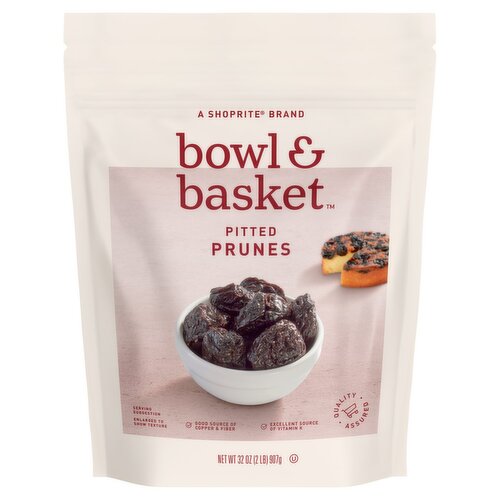 Bowl & Basket Pitted Prunes, 32 oz