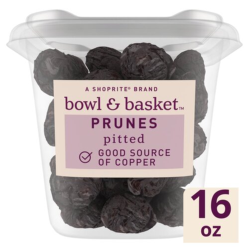 Bowl & Basket Pitted Prunes, 16 oz