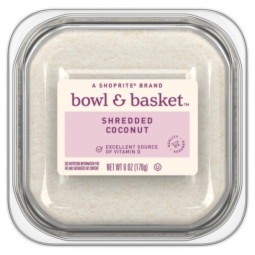 Bowl & Basket Shredded Coconut, 6 oz