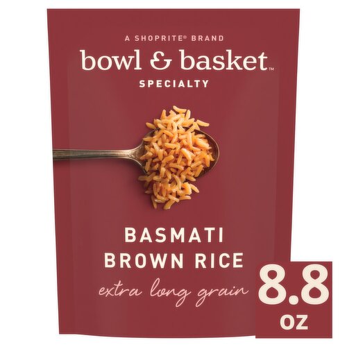 Bowl & Basket Specialty Extra Long Grain Basmati Brown Rice, 8.8 oz