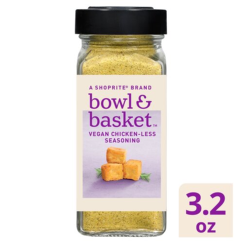 Bowl & Basket Vegan Chicken-Less Seasoning, 3.2 oz