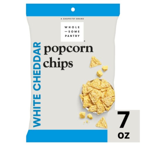 Wholesome Pantry White Cheddar Popcorn Chips, 7 oz