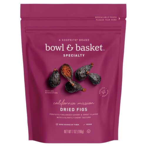 Bowl & Basket Specialty California Mission Dried Figs, 7 oz