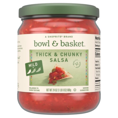 Bowl & Basket Thick & Chunky Salsa, Mild, 24 oz