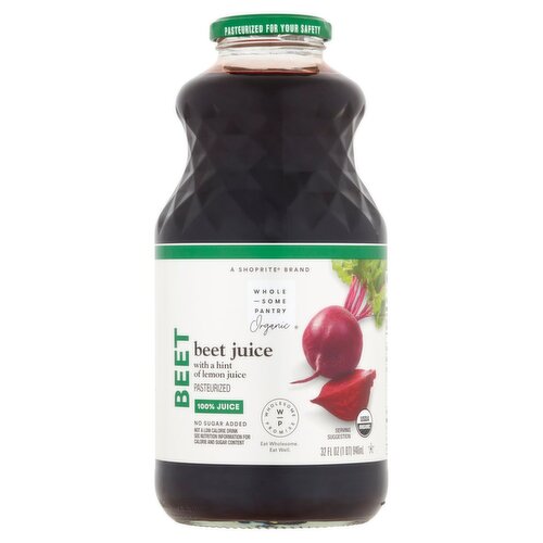 Wholesome Pantry Organic 100% Beet Juice, 32 fl oz