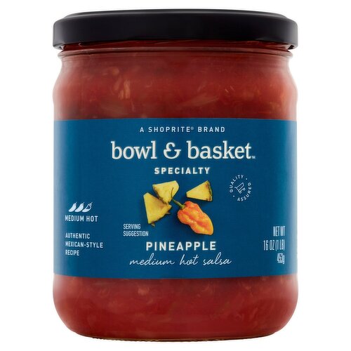 Bowl & Basket Specialty Pineapple Medium Hot Salsa, 16 oz