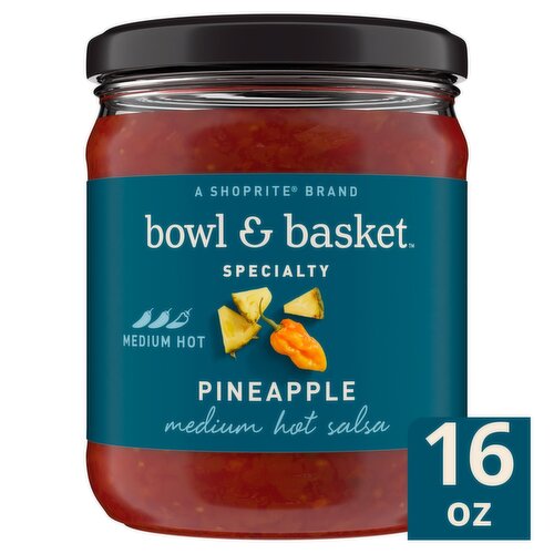 Bowl & Basket Specialty Pineapple Medium Hot Salsa, 16 oz