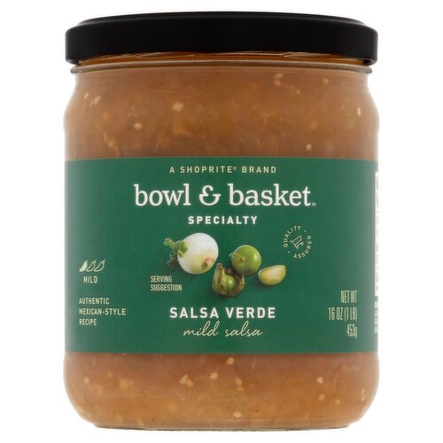 Bowl Basket Specialty Salsa Verde Mild 16 oz