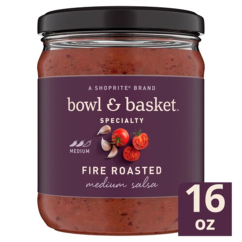 Bowl & Basket Specialty Fire Roasted Medium Salsa, 16 oz