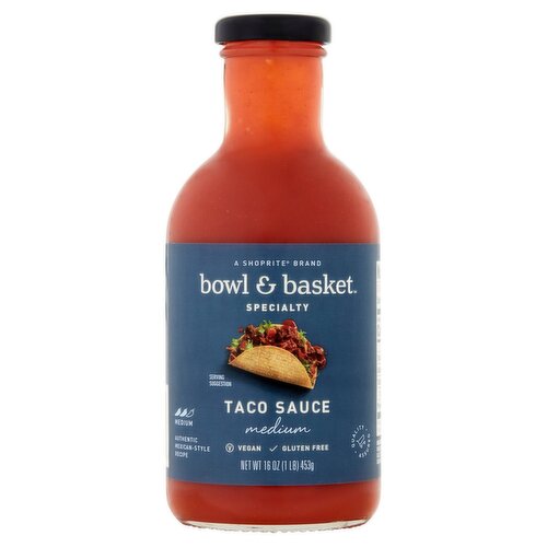 Bowl & Basket Specialty Medium Taco Sauce, 16 oz