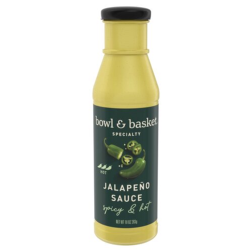 Bowl & Basket Specialty Spicy & Hot Jalapeño Sauce, 10 oz