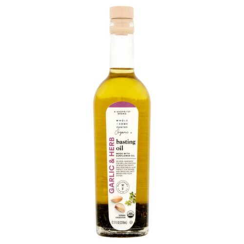 Wholesome Pantry Organic Garlic & Herb Basting Oil, 12.7 fl oz