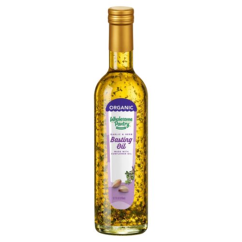 Wholesome Pantry Organic Garlic & Herb Basting Oil, 12.7 fl oz