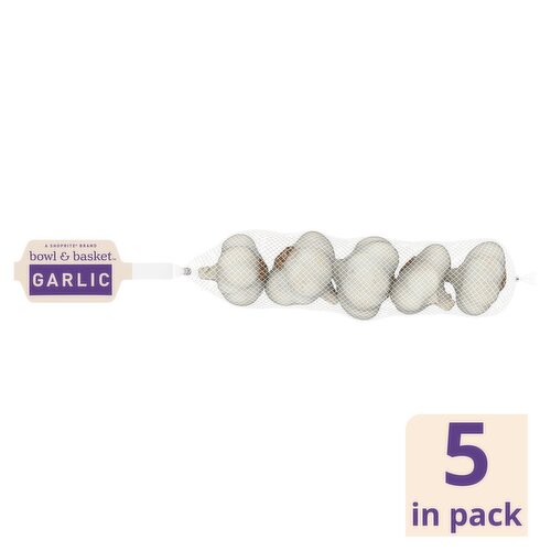 Bowl & Basket Fresh Garlic, 5 count, 5 oz