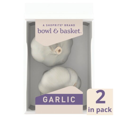 Bowl & Basket Fresh Garlic, 2 count, 2 oz