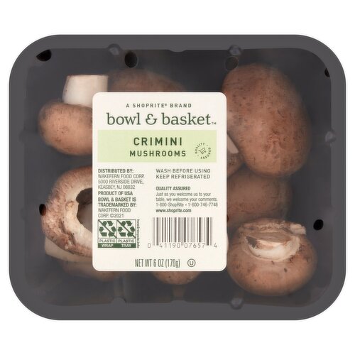 Bowl & Basket Crimini Mushrooms, 6 oz