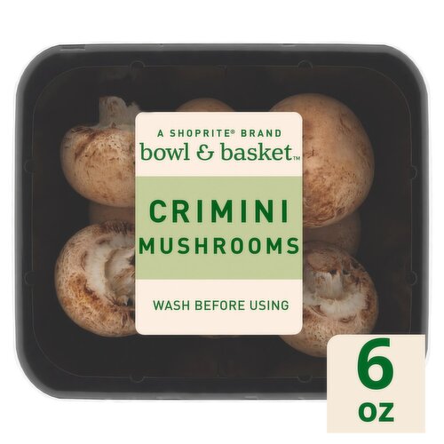 Bowl & Basket Crimini Mushrooms, 6 oz