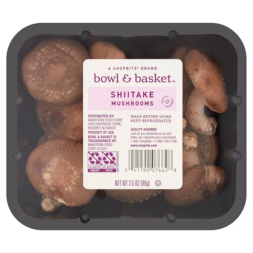 Bowl & Basket Shiitake Mushrooms, 3.5 oz