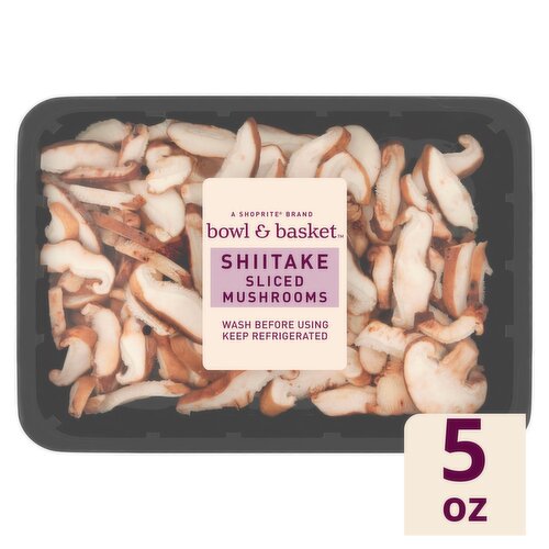 Bowl & Basket Shiitake Sliced Mushrooms, 5 oz