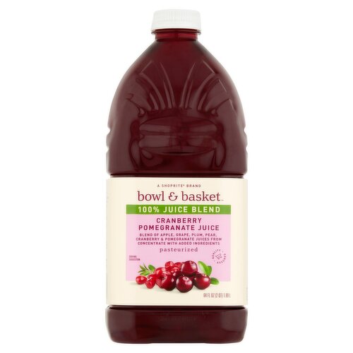 Bowl & Basket Cranberry Pomegranate Juice, 64 fl oz