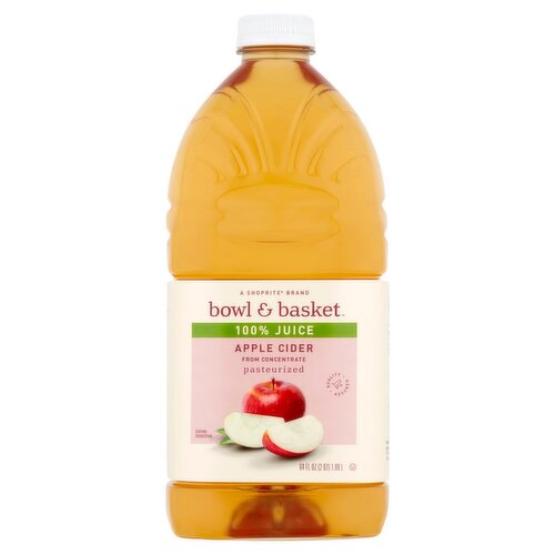 Bowl & Basket 100% Juice Apple Cider, 64 fl oz