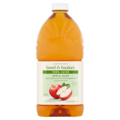 Bowl & Basket Apple 100% Juice, 64 fl oz