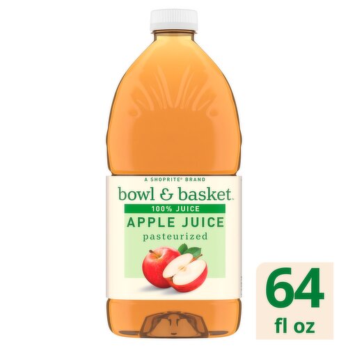 Bowl & Basket Apple 100% Juice, 64 fl oz