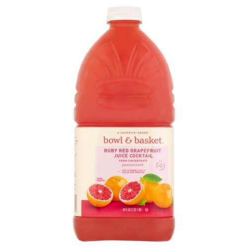 Bowl & Basket Ruby Red Grapefruit Juice Cocktail, 64 fl oz