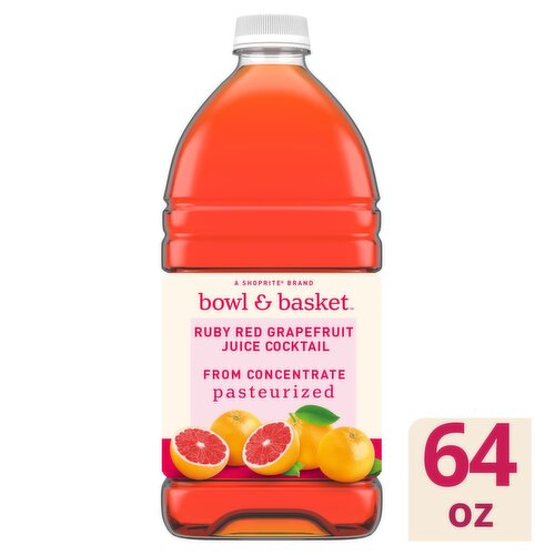 Bowl & Basket Ruby Red Grapefruit Juice Cocktail, 64 fl oz