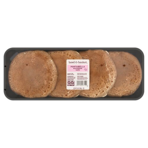 Bowl & Basket Portabella Mushroom Caps, 14 oz