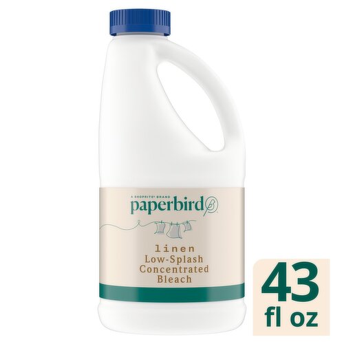 Paperbird Linen Low-Splash Concentrated Bleach, 43 fl oz