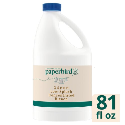 Paperbird Linen Low-Splash Concentrated Bleach, 81 fl oz