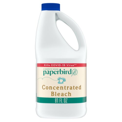 Paperbird Concentrated Bleach, 81 fl oz