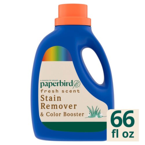 Paperbird Fresh Scent Stain Remover & Color Booster, 48 loads, 66 fl oz