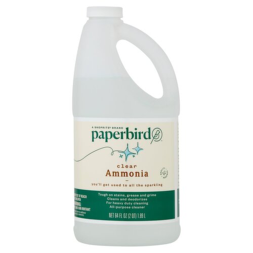 HDX Lemon Ammonia All-Purpose Cleaner – 64 Oz Bottles, 4-Pack – Kills Mildew, No Rinse