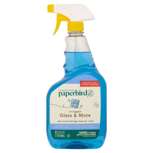 Paperbird Glass & More Trigger Cleaner, 32 fl oz