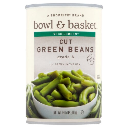 Bowl & Basket Veggi-Green Cut Green Beans, 14.5 oz