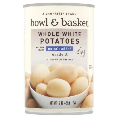 Bowl & Basket No Salt Added Whole White Potatoes, 15 oz